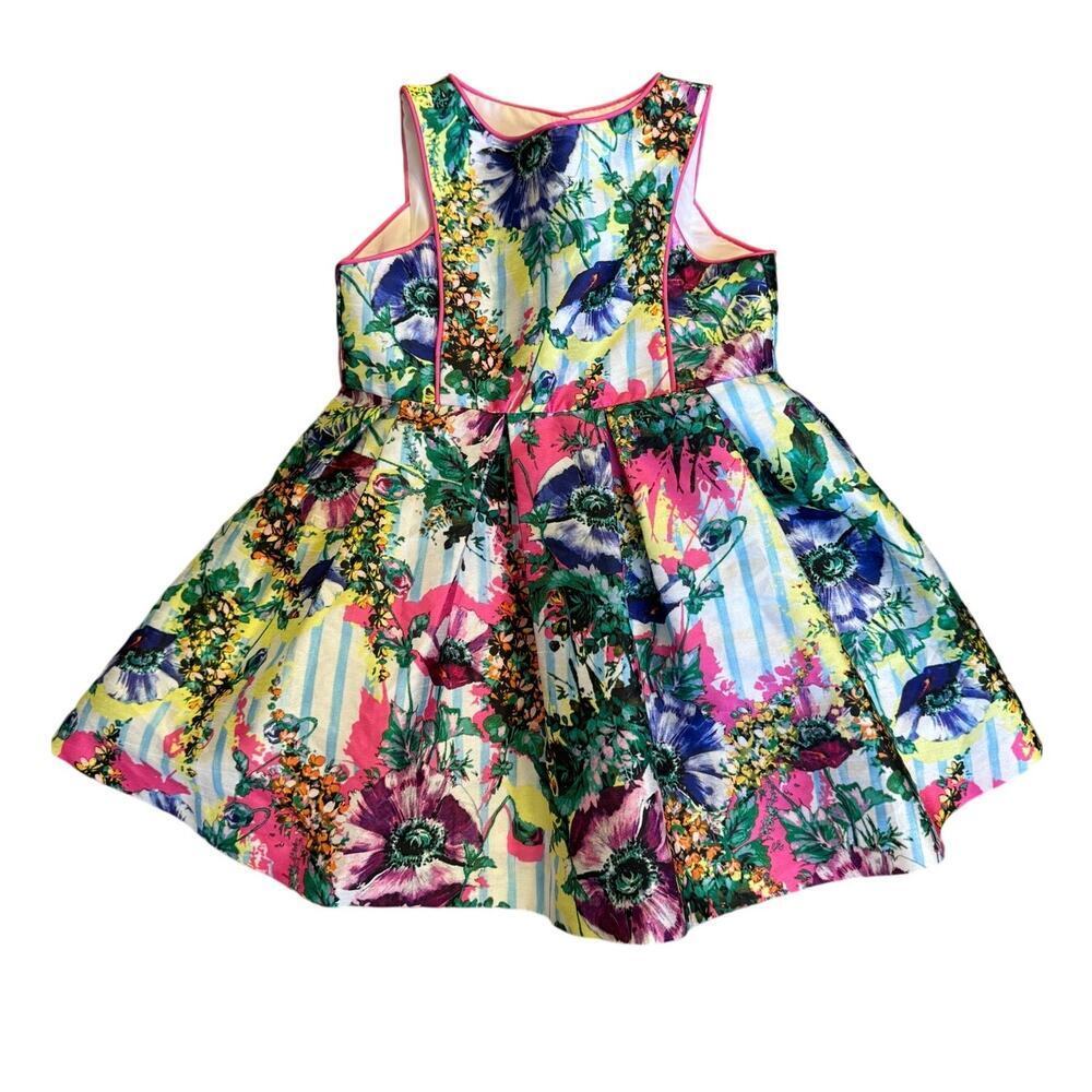 Baby Girl Peppa & Julie Special Occasion Multicolor Floral Dress 18 Months - Picture 1 of 6
